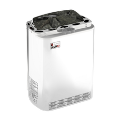 Elektrisk bastuaggregat Rostfri Mini Combi NS med 1kW ånggenerator 3P-1P SAWO