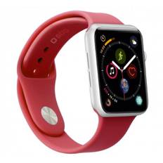 SBS Silikon Strap Apple Watch medium / large 42mm / 44mm / 45mm / 49mm rot