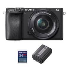 Sony Alpha A6400 systeemcamera Zwart + 16-50mm Starterskit