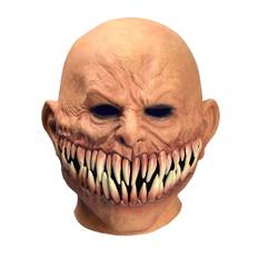 RAPGET Skrämmande halloween-zombie, vassa tänder, kostym, mask, cosplay, monster, läskig vampyr, djävul, lik, fest, latex, hel huvudmask