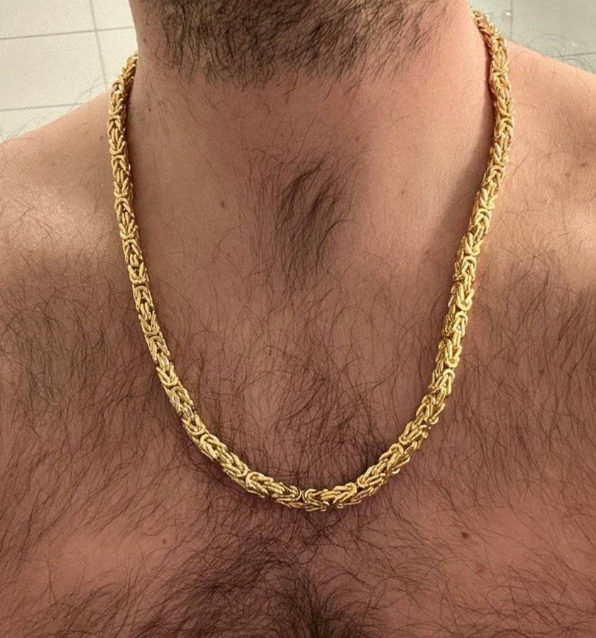 Ny 18K Kejsarlänk Halsband