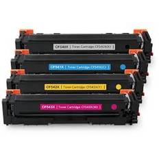 Kompatibel HP 203X combo pack 4 stk lasertoner (10700 sidor)