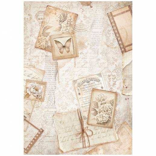Decoupage Papper Stamperia - Quiet Days - Postcards