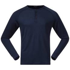 Bergans Lysebu Wool Henley Herr Marinblå M - (M)