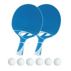 Cornilleau Tischtennisschläger-Set "Tacteo 30 Duo Pack", Bälle Orange