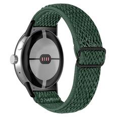 Google Pixel Watch 2 Nylon Rem i mørkegrøn