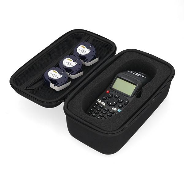 Dymo LT-100H märkmaskin (blå) med förvaringsväska + 3 tejp