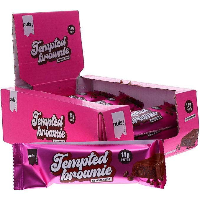 Puls Nutrition Proteinbar Tempted Brownie 12-pack