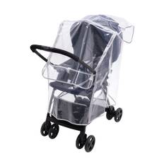Daiya Stroller Rain Easy to get on and Front Protects the Rain Storage pouch Rain and wind Cold Type Type Rear Both High 030475 Cover, AIR, off, open,