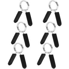 Hantelstång, fjäderlås, vikthandtag, klämmor för hantlar, hantelklämmor, fjäderlås, hantellås för hantlar, hantelfäste, fjäderlås, hantellås 25 mm, 6 stycken