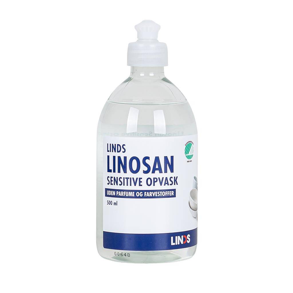 Opvaskemiddel Linosan Sensitive Svane 500 ml.