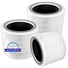 3-pack Core 200S Ersättningsfilter Kompatibelt med LEVOIT Core 200S Smart WiFi luftrenare, Core 200S H13 True Hepa Filter, 3-i-1 Aktivt Kolfilter HEPA, Jämfört med Del # Core 200S-RF
