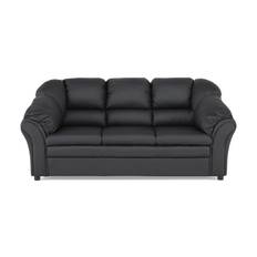 3-sits Soffa Salvador - Svart Skinnsoffa Comfort Living