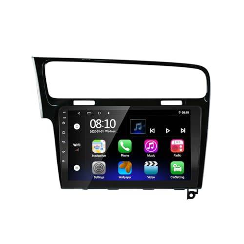 LEXXSON Android 10.1 bilstereo för VW Golf 7 MK7 Golf VII 2012-2020 | 10,1 tums pekskärm AM FM Radio GPS -navigering Bluetooth EQ Inställning Wifi SWC Mirrorlink Tillbaka Kamerainmatning Canbus 2+32G