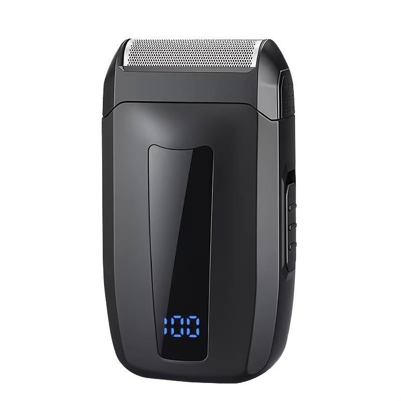 Men's Electric Shaver With Intelligent Battery Display, Type-c Charging, Smooth Shaving, 2 Color Options, Outdoor Car Shaving Equipment, Precision Beard Reciprocating Shaver, Men' Shaver