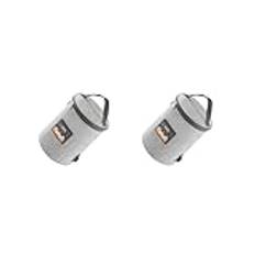Babyflaska värmare mat uppvärmning kasse temperaturvisning kopp förvaringsväska picknick stor kapacitet matning USB handväska bil resa, 2 set (flerfärgad), 15.5*20cm