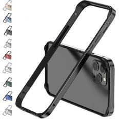 Aluminiumramme Metal Bumper Frame Case Kompatibel Iphone 14 Pro Max/14 Pro/14 Plus Med Forhøjet Kantbeskyttelse