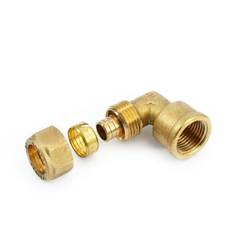 Pex vinkel kobling Muffe 15 mm 1/2"