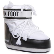 Moon Boot Classic Low 2 In White Black For Women - M / 6-7.5 UK - 39-41 EU - 8-9.5 US / White Black