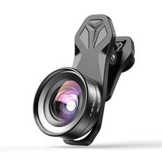 Apexel Optical HD 2-in-1 Wide Angle and Macro Lens - Svart