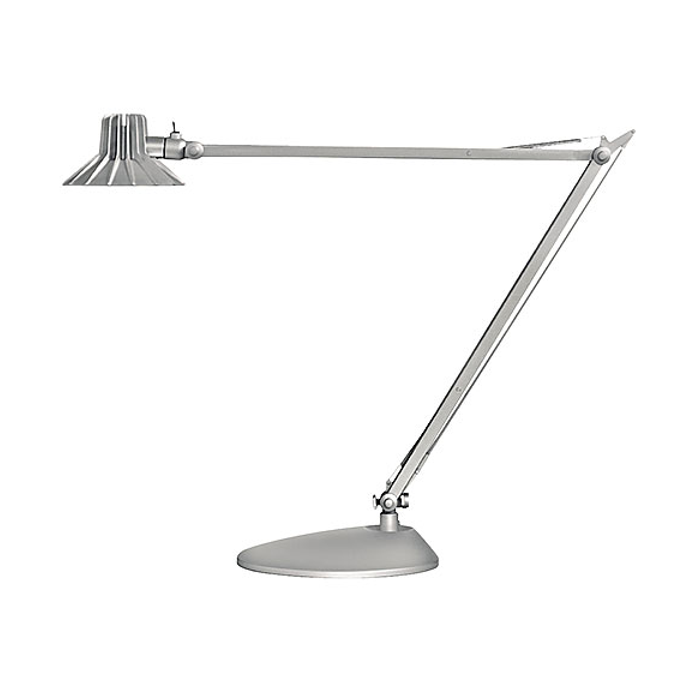 Skrivbordslampa Unilux Senza LED, 500 lumen, touch-dimmer, silver