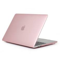 MacBook Air 13 (2020/2019/2018) - Hårda skal Front + Back transparent - Pink