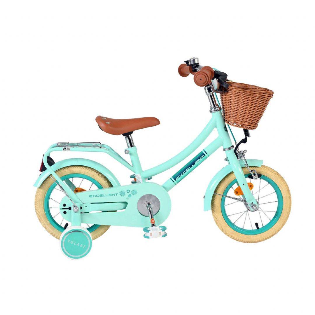 Excellent cykel 12 tommer grøn Børnecykel 512254