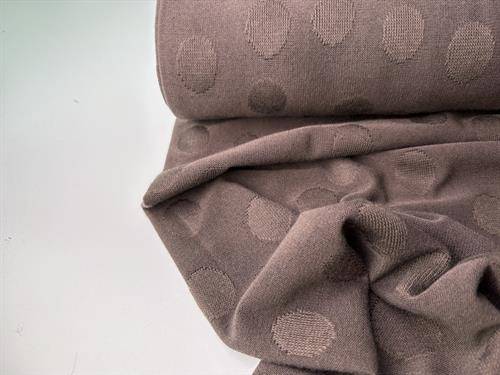 Strik / jersey - fabian dots brown