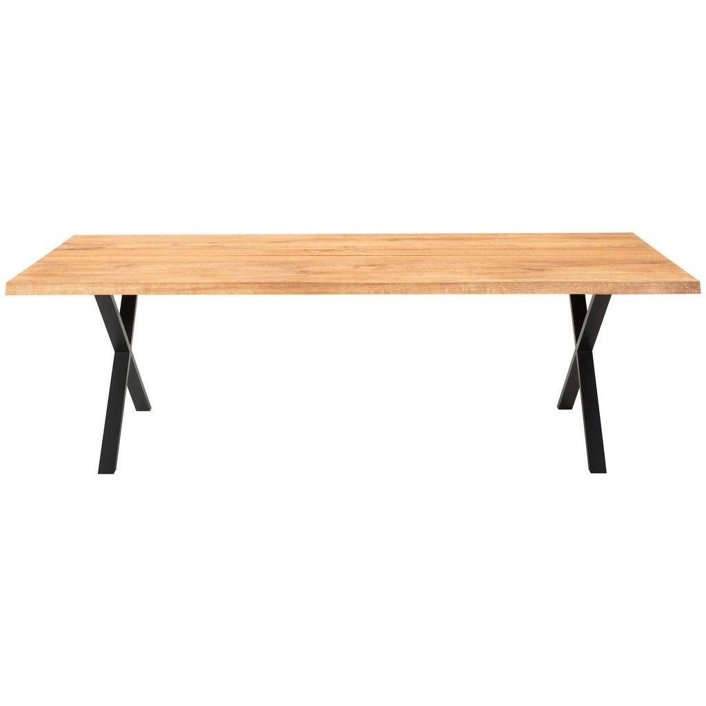 MATBORD 300/110/76 cm massivt trä trä, metall utdragbar, finns i olika storlekar, finns i olika trädekorer, olika varianter rektangulär svart, ekfärgad