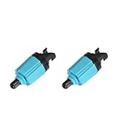 TFREDIMN 1-5 st SUP Standup Paddle Board Ventil Luftpump Adapter Kanot Kajak Uppblåsbar Pump Adapter Luftventil Adapter Surfing Tillbehör(2pcs blue)