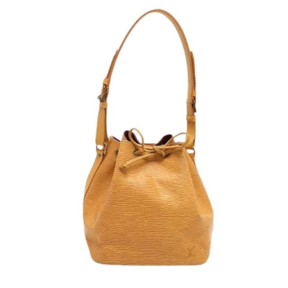 Louis Vuitton Vintage Pre-owned Noe Bucket Bag - Vintage - Dame - Gul - ONE SIZE - Uld