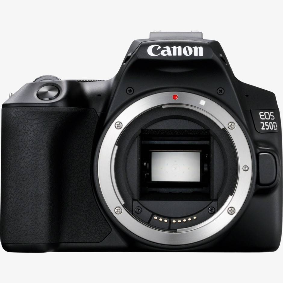 Canon EOS 250D-kamerahus, sort