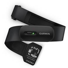 Garmin HRM 200 Pulsmåler - M-XL, ANT+/Bluetooth, 1 års batterilevetid, vaskbar rem - Sort