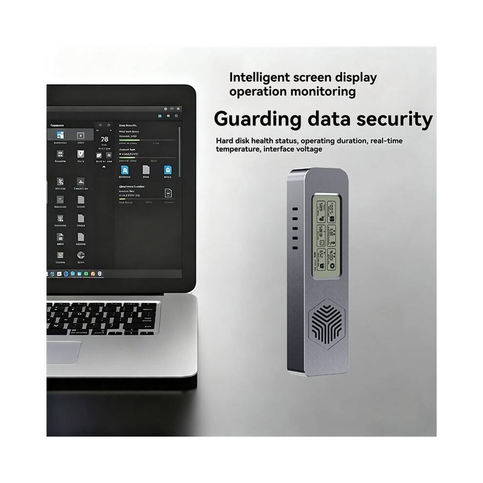 M.2 Hard Drive Case Nvme SSD NVME Solid-State Mobile Hard Drive Case Intelligent Digital Health Detection
