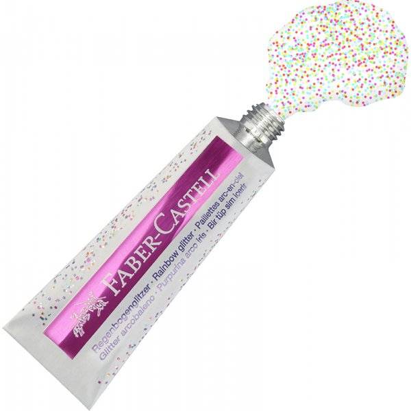 Färgset - Faber-Castell - Glittertub - 2 x 12ml
