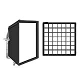 GVM Softbox för LED-videolampa i serien 800D, 480LS, 560AS – tillbehör för videobelysning och fotobelysning – LED-videolampa softbox
