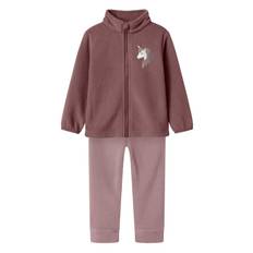 NAME IT Nmfspektra Fleece Combi Set Fo |Rosa |116