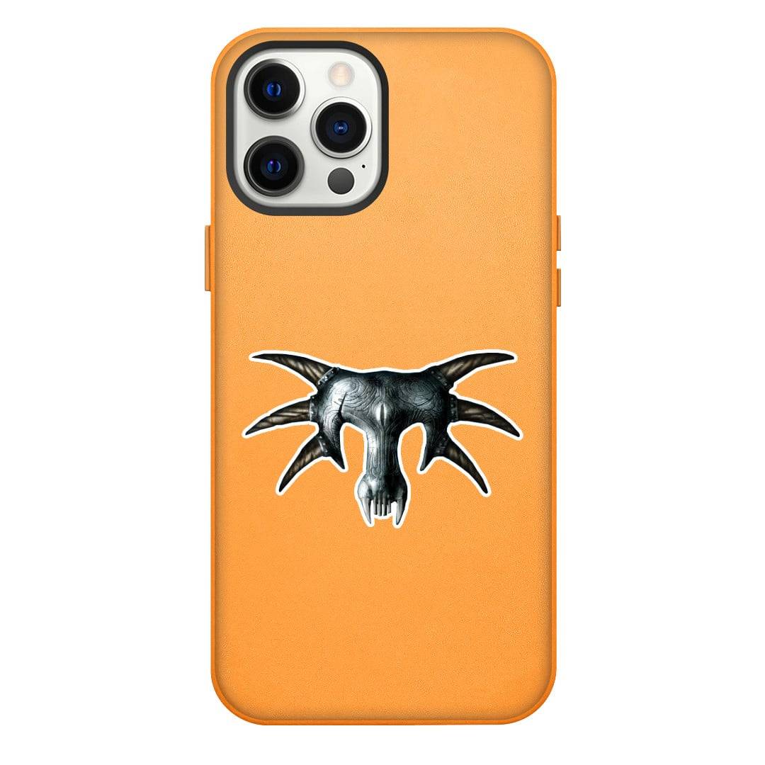 Gothic Phone Case For iPhone Samsung Galaxy Pixel OnePlus Vivo Xiaomi Asus Sony Motorola Nokia - Gothic Game Skull Logo Sticker.