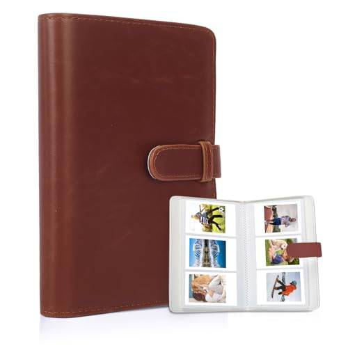 Riosin 108 fickfotoalbum för Fujifilm Instax minifilm – brun
