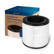 wkstore 3-in-1-Filter für Philips Luftreiniger AC0830/10, AC0820/10, AC0820/30 | für Philips 800 series | HEPA, Aktivkohle- und Vorfilter | Ersatz-Filter für FY0293/30, FY0194/30 (1 Stück)