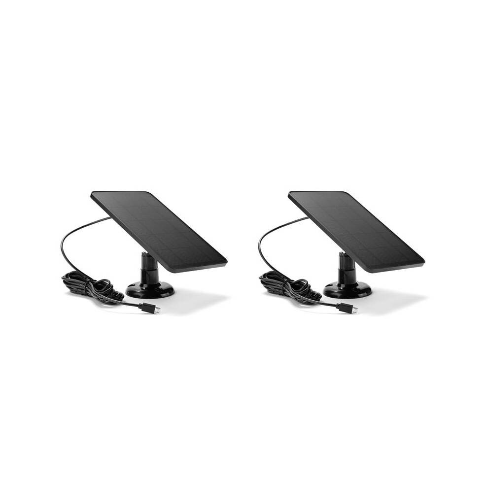 2X 4W 5V Solar Panel for Security Camera Outdoor USB Charging Solar Panel for CCTV Security Camera Monitor Power Supply