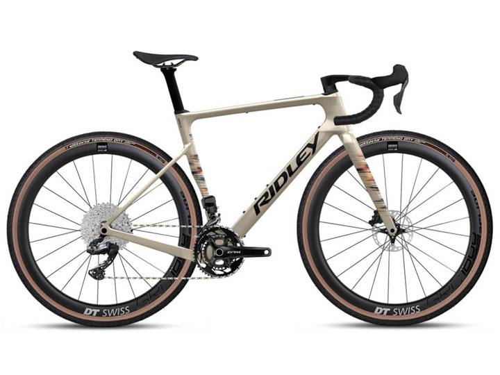 Ridley ASTR RS GRX Di2 2x12 Gravelcykel Raw Sugar - Ramstorlek L -