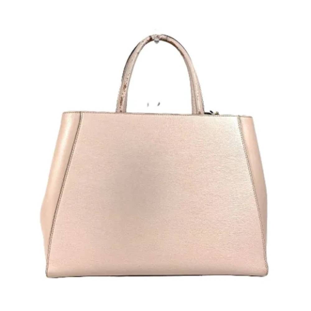 Fendi Vintage Pre-owned Shoulder Tote Bag - Vintage - Dame - Beige - ONE SIZE - Uld