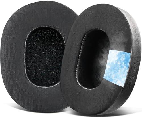 SOULWIT kylande gel Ersättning skulor för Skullcandy Hesh 3/ANC/Evo & Crusher Wireless/540/ANC/Evo & Venue ANC över-öra Hörlurar, Öronkudde hörlurskuddar med bullerisolerande skum