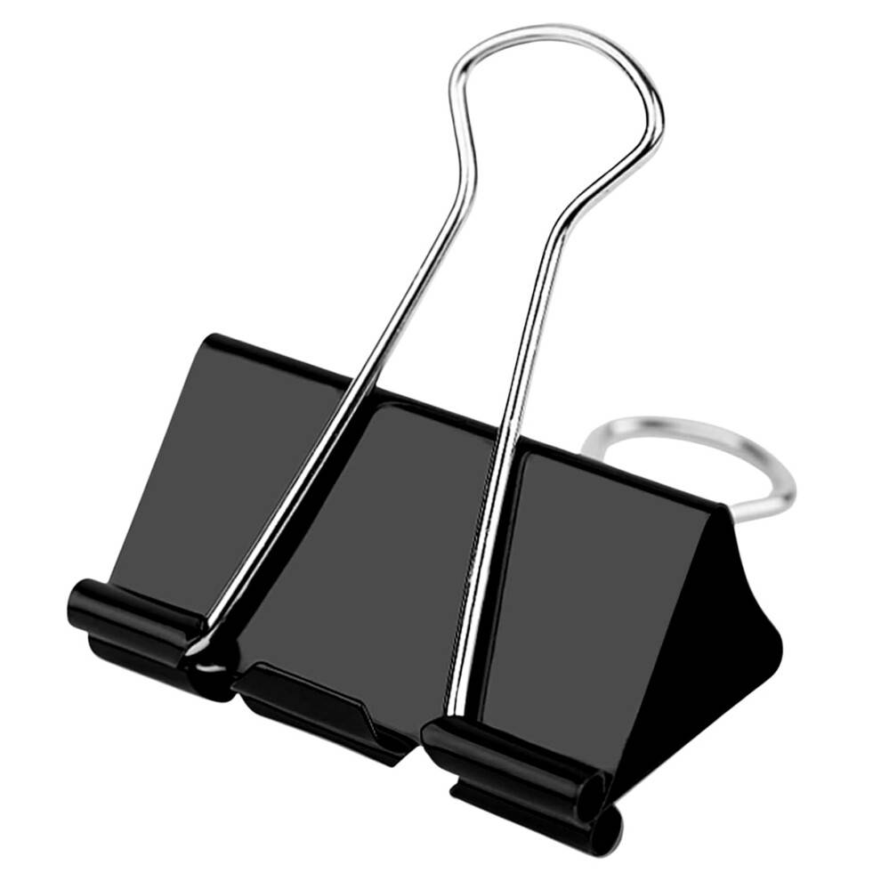 Ordnerklemmeorganiseringsløsning, store ringbindklemmer, multifunktionel dokumentlås med fjedertæt greb, store papirklemmer til kontor,