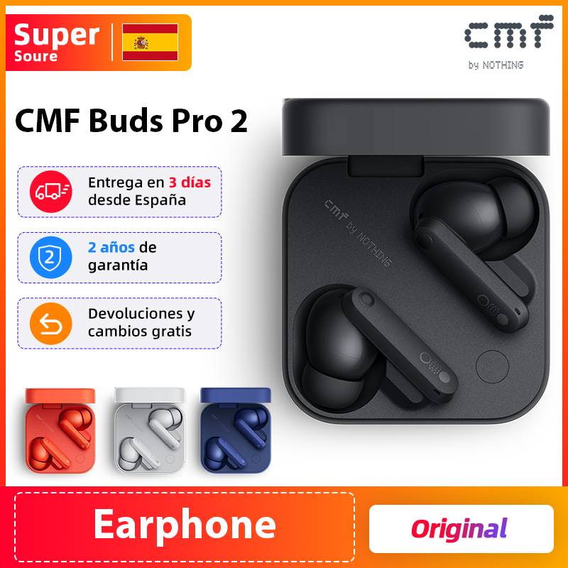 CMF by Nothing Buds Pro 2 50 dB Hybrid Active Noise Cancellation Wireless Earbuds IP55 BT5.3 Global Verison