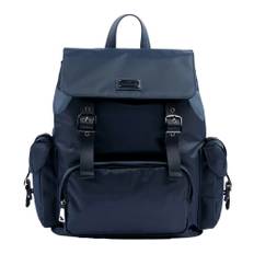 Paul & Shark, Tasker , unisex, Blå, ONE SIZE, Læder, Nylon Utility Rygsæk med Læderdetaljer