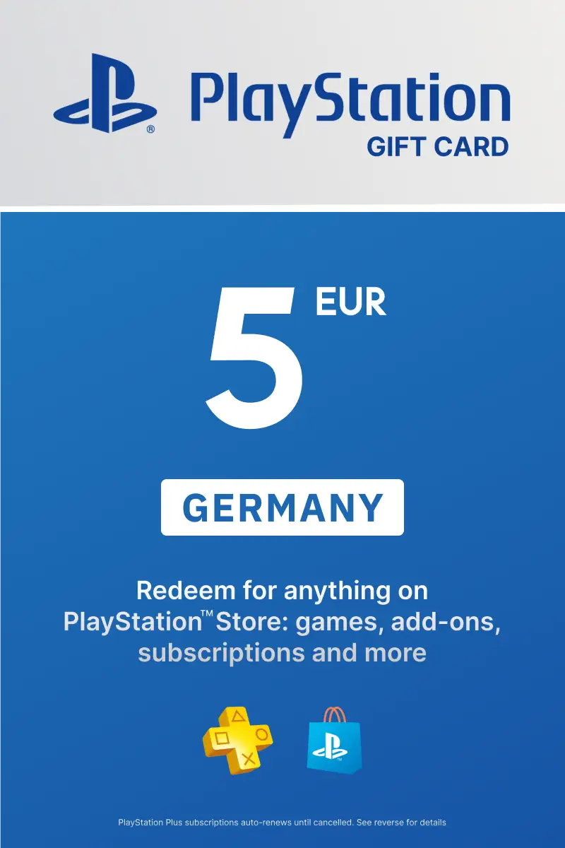 PlayStation Network Card 5 EUR (DE) PSN Key Germany
