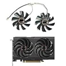 Datorkomponenter Fan 4PIN 85MM FDC10H12S9-C RX 6600 XT GPU Fan Compatible with RX 6600 6600XT Graphics Card Cooling Fan