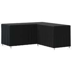 Overtræk Loungesæt 215 x 215 x 80 cm Sort